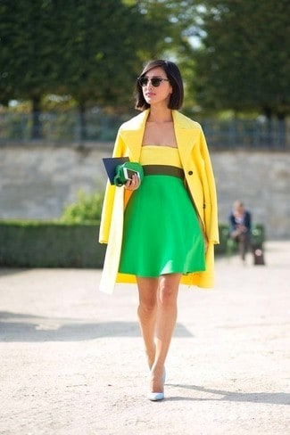 tenue jaune vert