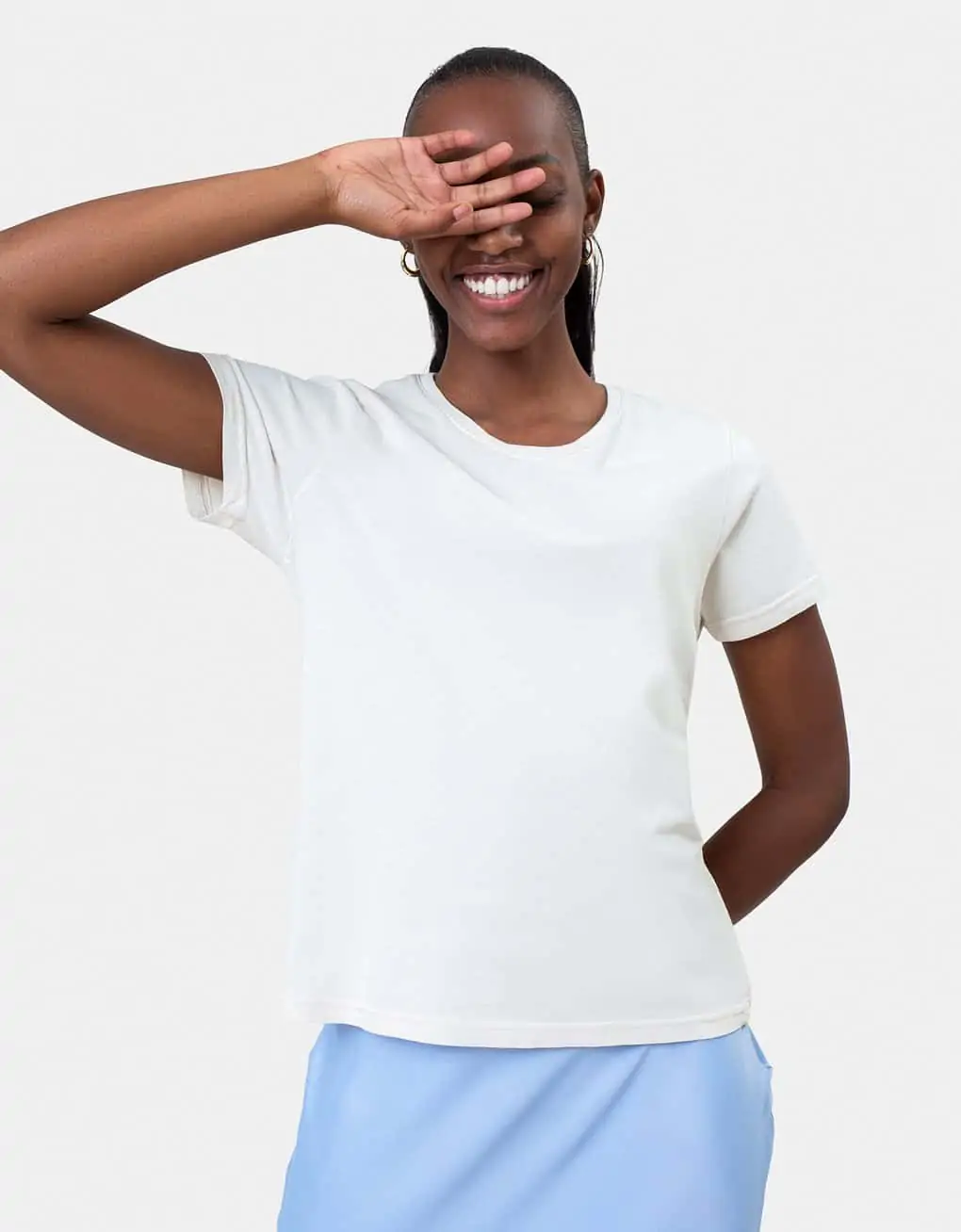 T-shirt éthique en coton bio blanc Colorful Standard